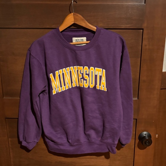 Purple Minnesota Sweatshirt - Picture 1 of 3